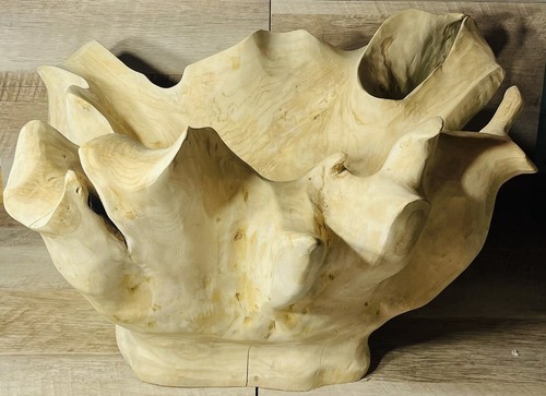 Hand carved solid teak wood - carved,